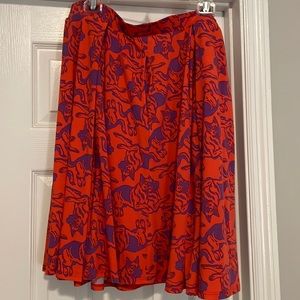 XL Madison Skirt With Pockets GSD print